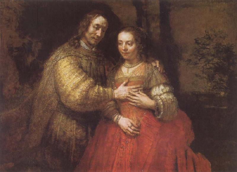 REMBRANDT Harmenszoon van Rijn Portrait of Two Figures from the Old Testament France oil painting art